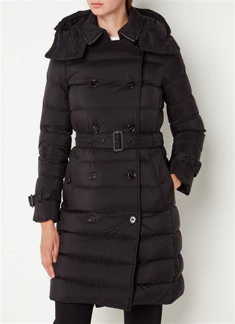 burberry gewatteerde jas dames|Burberry cashmere jacket.